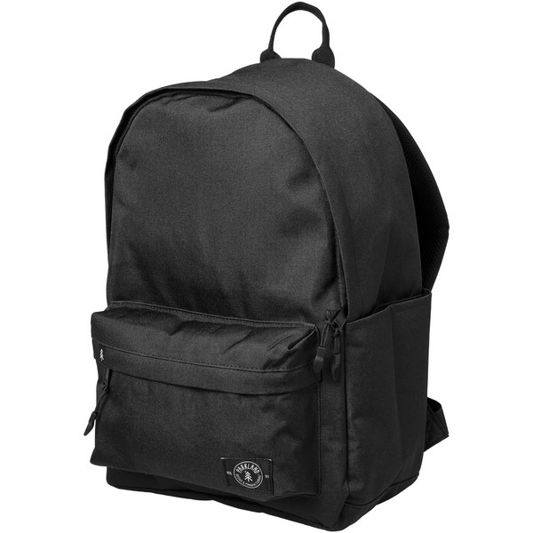 Vintage 13" laptop backpack, solid black